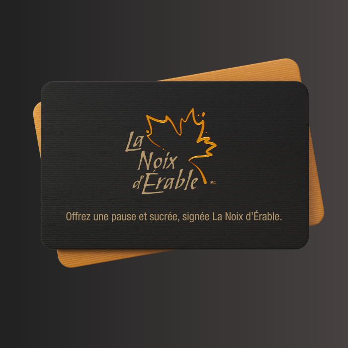 Carte-cadeau La Noix d'Érable