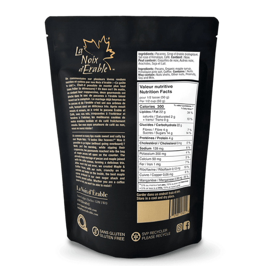 Pacanes Érable et Café