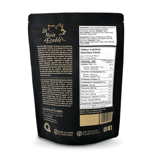 Pacanes Érable et Pommes