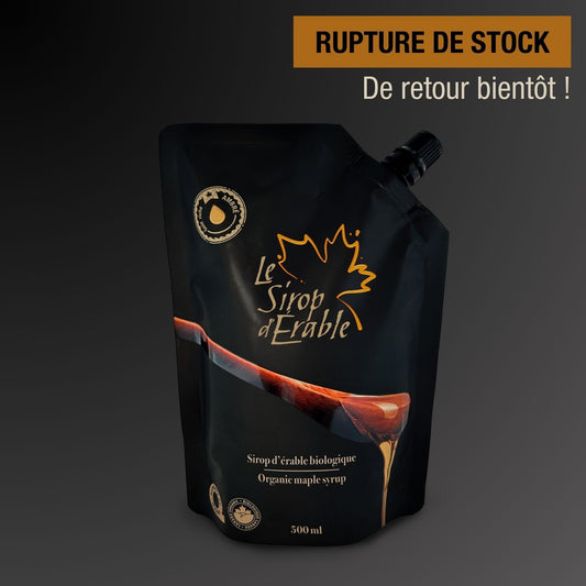 Sirop d'érable biologique 500ml