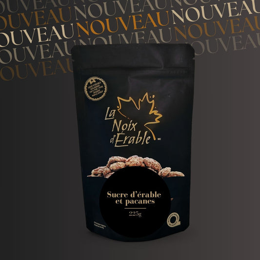 Sucre d’érable et éclats de pacanes