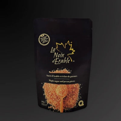 Sucre d'érable et éclats de pacanes