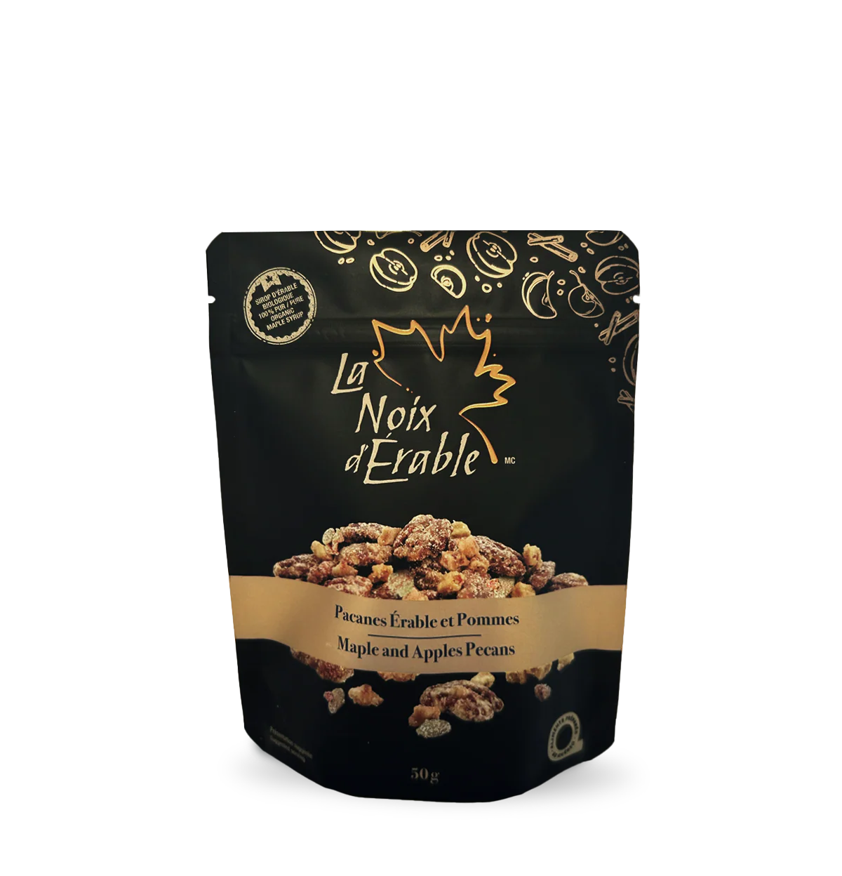 Sachet de 50 g de Pacanes Érable et Pommes